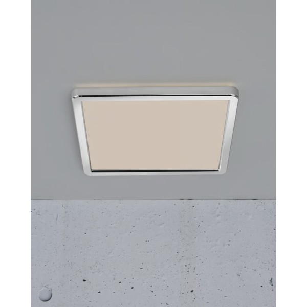 Потолочный светильник Nordlux 2015066133 Oja LED 1x14.5W 3000K-4000K 1600Lm IP54 хром - фото №4