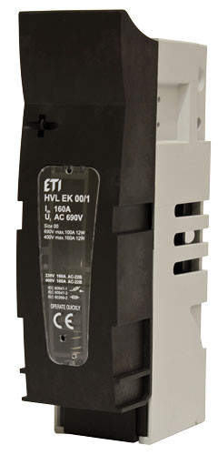 Роз'єднувач Eti HVL EK 00 1P 160A (1701410)