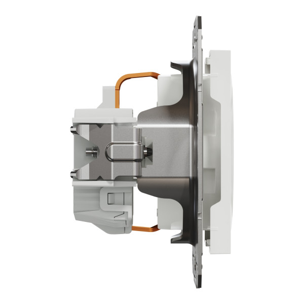 Розетка с заземлением Schneider Electric Asfora без рамки белая (EPH2970121) - фото №3