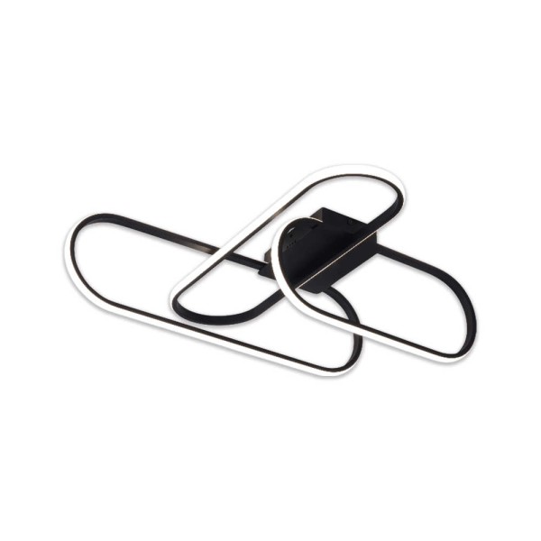 Світильник LED smart SKYLER-3D +пульт 90W 3000-5000K IP20 чорний Violux ( 220875 )