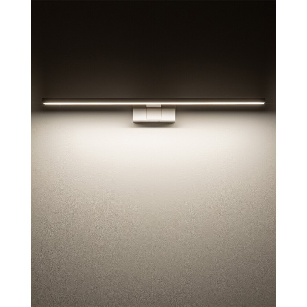 Світильник підсвітка для дзеркала Nowodvorski 10673 Cezanne LED M 1x12W 3000K 900Lm IP44 білий - фото №1