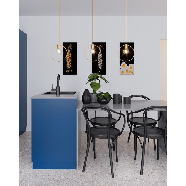 Підвісний світильник, люстра Pikart 5265-1 Aro E27 1x60W IP20 Латунний - фото №2