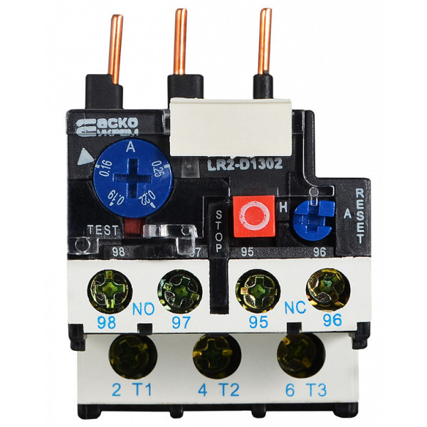 Тепловое реле Аско-Укрем PT 1302 0,16-0,25А LR2-D1302 (A0040060002) - фото №2