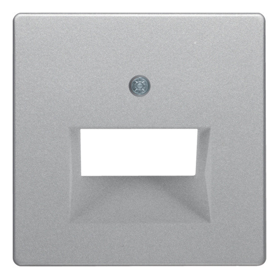Накладка для подвійної розетки UAE алюміній Berker Q.х
