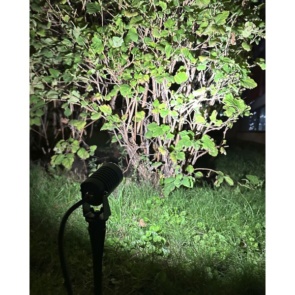 Вуличний світильник Nowodvorski 9100 Spike LED M 1x5W 3000K 300Lm IP54 чорний - фото №1