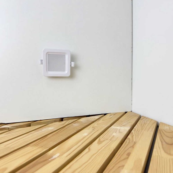 Світильник LED даунлайт Violux ALUMIN 6W 4200K квадрат IP20 ( 121250 ) - фото №1