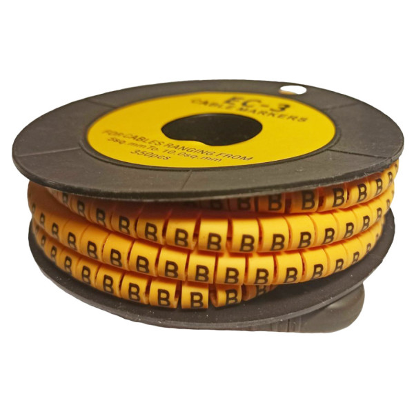 Маркер TNSy МК0 0,75-1,5мм² символ «В» 1000шт (TNSy5502411)