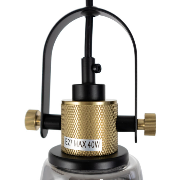 Подвесной светильник, люстра Nowodvorski 9152 Amalfi M E27 1x25W IP20 дымчатый - фото №2