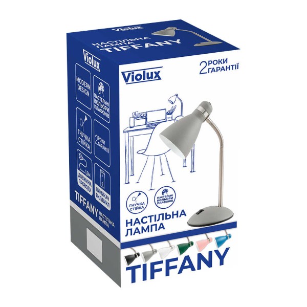 Світильник настільний TIFFANY Е27 зелений Violux ( 510304 ) - фото №2