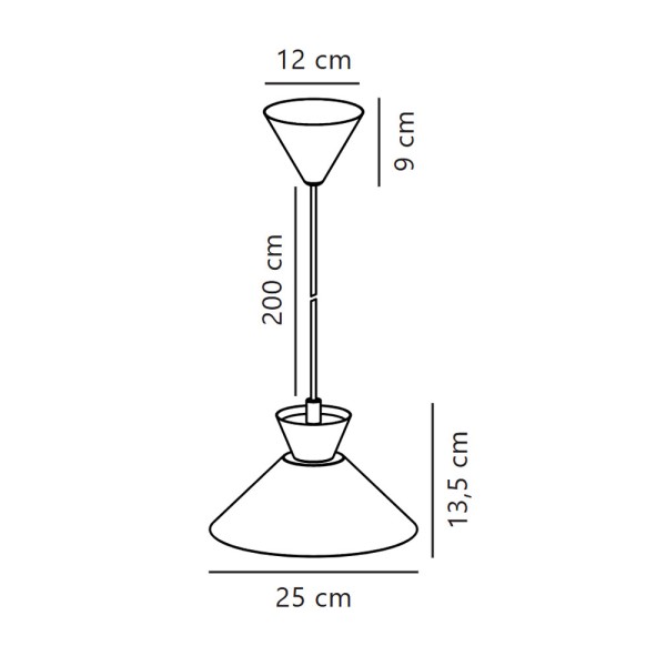 Подвесной светильник, люстра Nordlux 2213333010 Dial E27 1x40W IP20 серый - фото №4