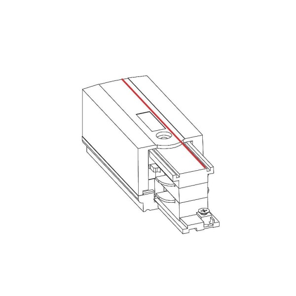 Ввід живлення Nowodvorski 8233 CTLS Power End Cap Left чорний - фото №2