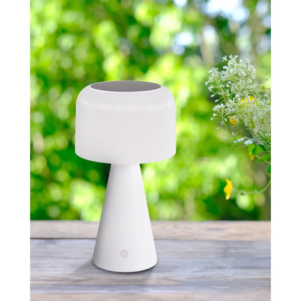 Вуличний світильник на сонячній батареї Goldlux 330239 Lima LED 3000K/4000K/5000K 150Lm IP44 білий - фото №1