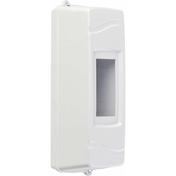 Навесной пластиковый корпус Аско-Укрем UBox 1 модуль без дверцы