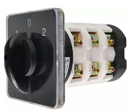 Пакетный переключатель Аско-Укрем ПКП Е9 3.833 A0110010028 (1-0-2 3 полюса) - фото №1