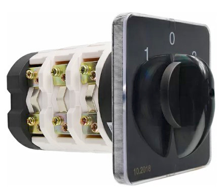 Пакетный переключатель Аско-Укрем ПКП Е9 3.833 A0110010028 (1-0-2 3 полюса) - фото №2
