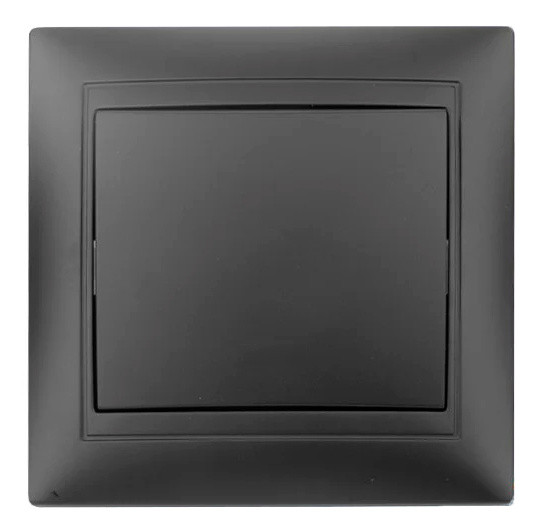 Однокнопочный выключатель Elcor Emily 9215 (211632) черный