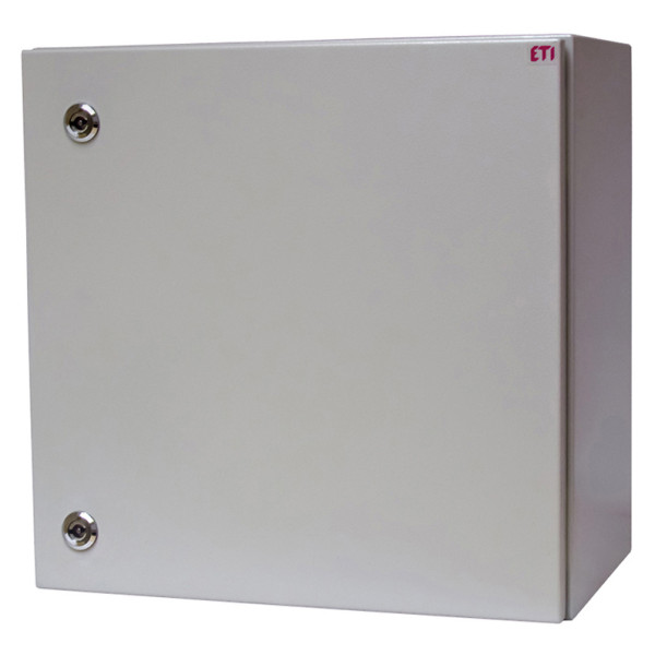 Металевий бокс ETI 001102124 GT 60-60-30 IP66 600x600x300 з 2 замками - фото №1