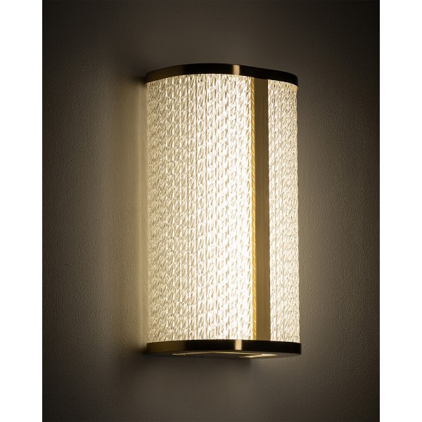 Бра для ванної, світильник Nowodvorski 10730 Palmas LED 1x15W 4000K 1000Lm IP44 латунний - фото №2