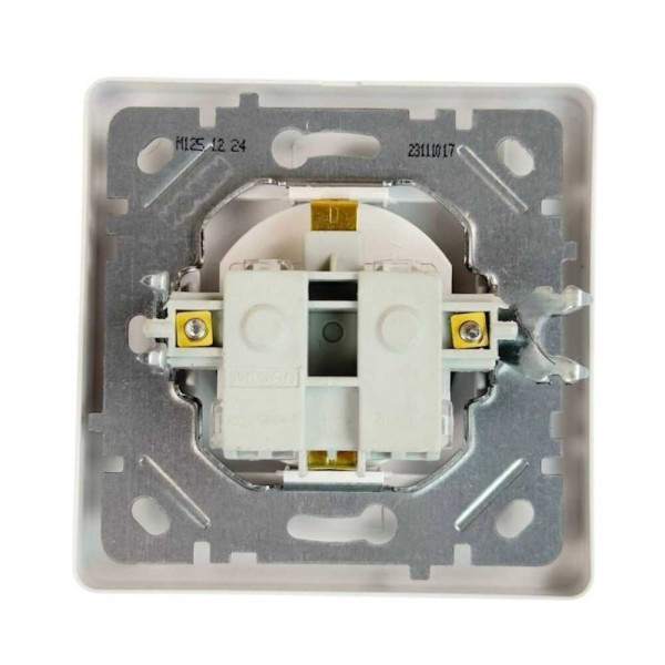 Вимикач Nilson Selene білий 2кл ( 23111003 ) - фото №1