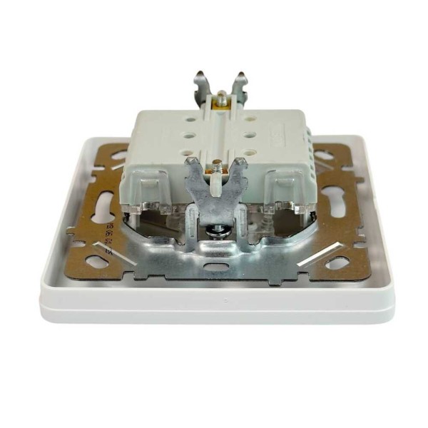 Вимикач Nilson Selene білий 2кл ( 23111003 ) - фото №2