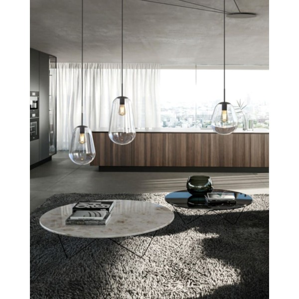 Плафон Nowodvorski Cameleon 10330 Pear Black M E27/G9 40W/10W IP20 - фото №2