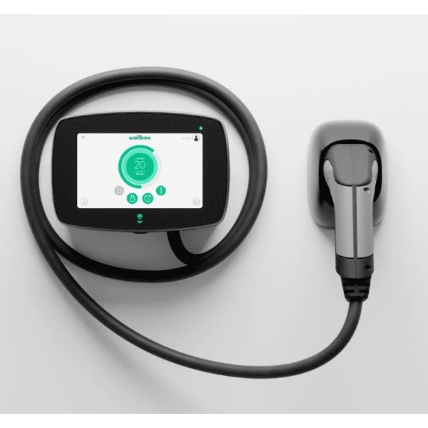 Зарядна станція Wallbox «Commander 2» 22кВт Type 2 кабель 5м чорна (CMX2-0-2-4-8-002) - фото №3