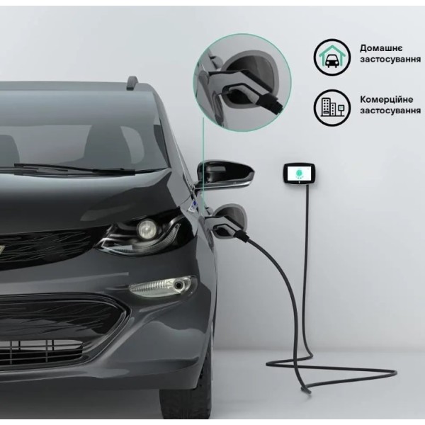 Зарядна станція Wallbox «Commander 2» 22кВт Type 2 кабель 5м чорна (CMX2-0-2-4-8-002) - фото №6
