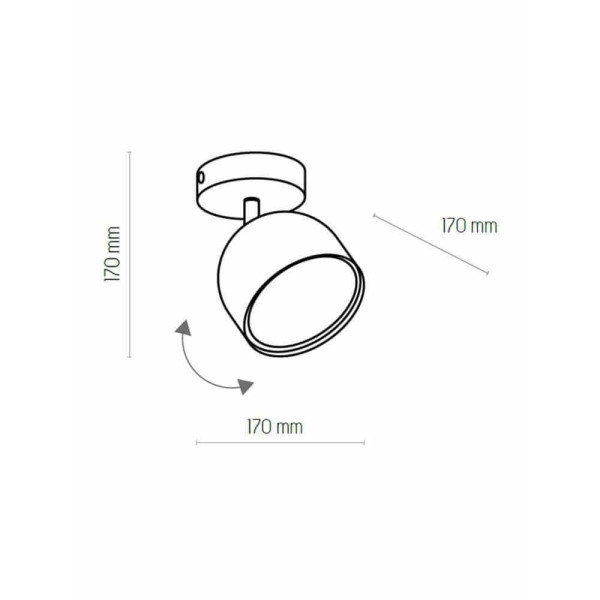 Світильник поворотний, спот TK lighting 3424 Altea - фото №1