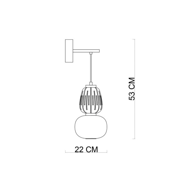 Бра, настенный светильник Italux WL-98374-18W-GD Eris Led 1x18W 3000K 2235Lm IP20 - фото №1