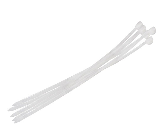 Хомут Аско-Укрем 370х8мм белый 100шт (A0150090099)