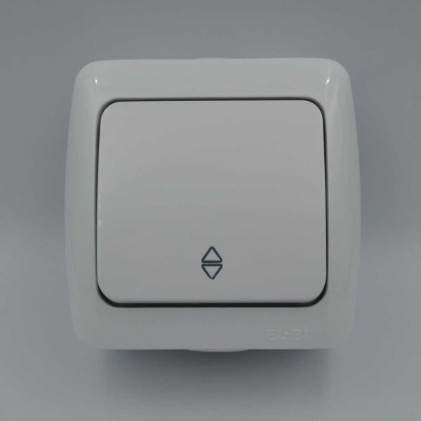 Вимикач ALSU білий 1-кл прохідний ( 504-010200-209 ) - фото №1