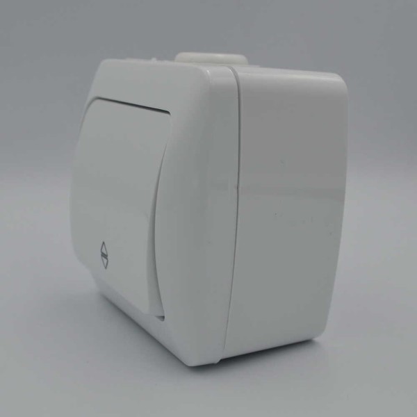 Вимикач ALSU білий 1-кл прохідний ( 504-010200-209 ) - фото №2