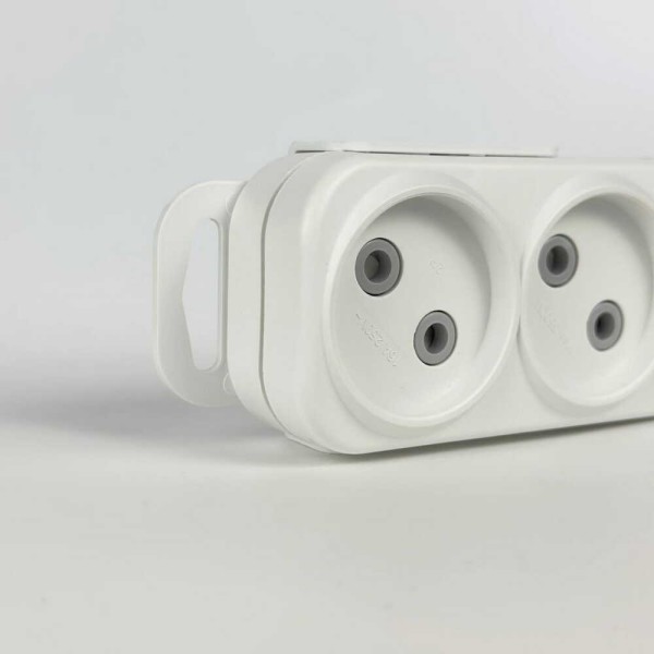 Колодка EL-BI 2-я без заземления со шторками Myra ( 527-010200-200 ) - фото №5