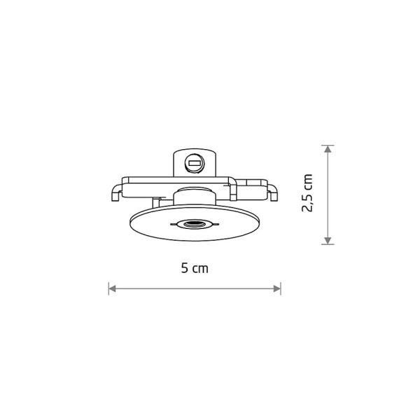 Основа для світильника Nowodvorski 11185 Cameleon Canopy F Mini 40W IP20 Wh - фото №3