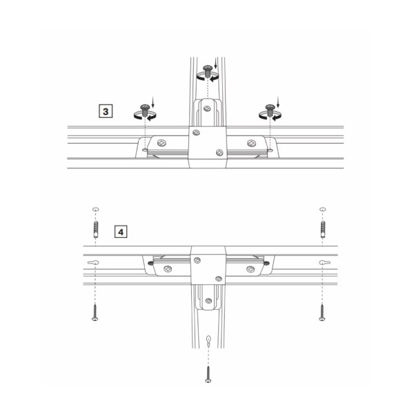 Соединитель Goldlux 327246 Profile t-connector IP20 Wh - фото №2