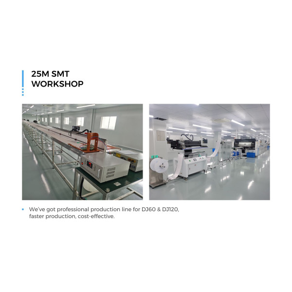 LED лента COLORS 60-2835-12V-IP20 4,4W 475Lm 3000K 50м (DJ60-12V-8mm-WW8_DP50) - фото №6