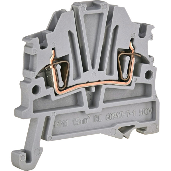 Пружинная клемма ETI 003903130 ESP-HMM.1 (1.5мм² серая)
