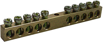 Нулевая шина E.Next e.bsc.stand.20.12 12 отверстий 20А (s055005)