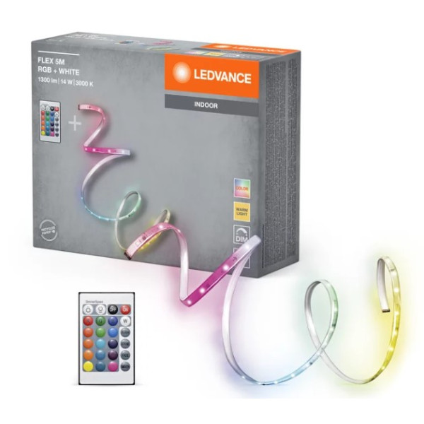 Светодиодная лента Ledvance FLEX 5м RGB RC - фото №1