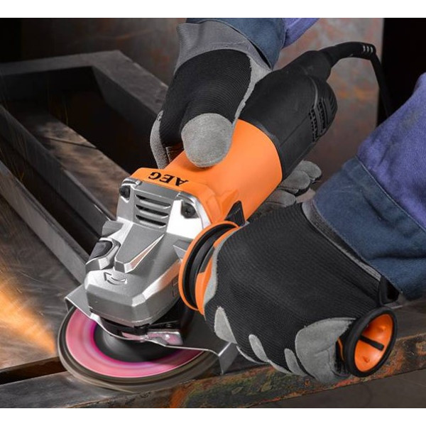 Кутова шліфувальна машина AEG 4935428490 2200Вт Ø180мм - фото №2