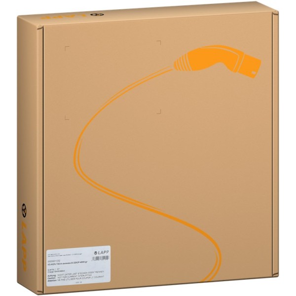 Зарядный кабель для электромобилей LAPP Helix 3-фазный Type2-Type2 20A 5м (5555935013) - фото №5