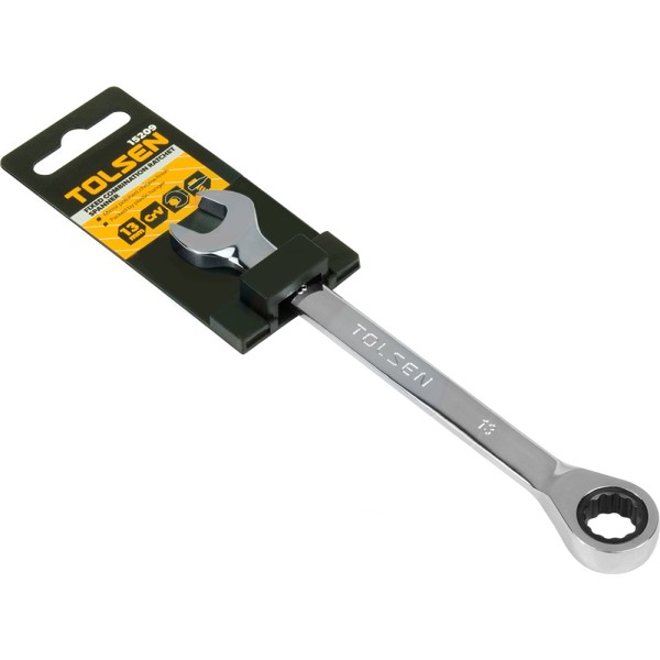Комбинированный храповый ключ Tolsen (15209) 13мм - фото №2