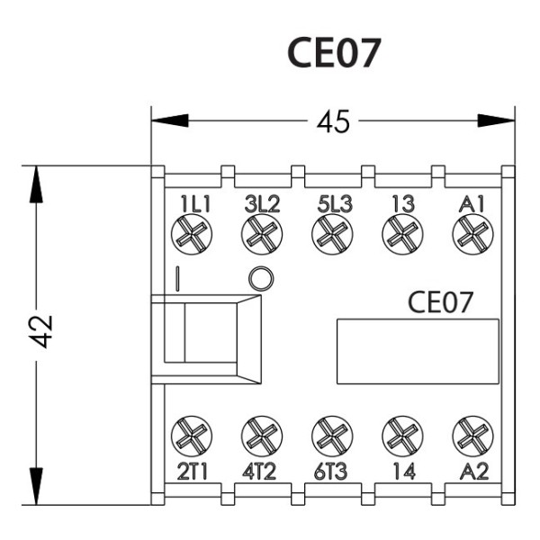 Контактор ETI 004641013 CE 7.01 230V AC - фото №1