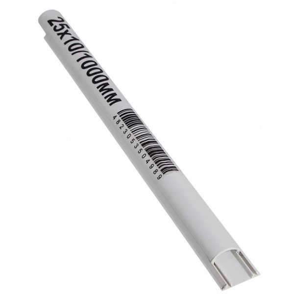 Напольный кабельный канал Аско-Укрем 25х10 (клеющийся) - фото №1