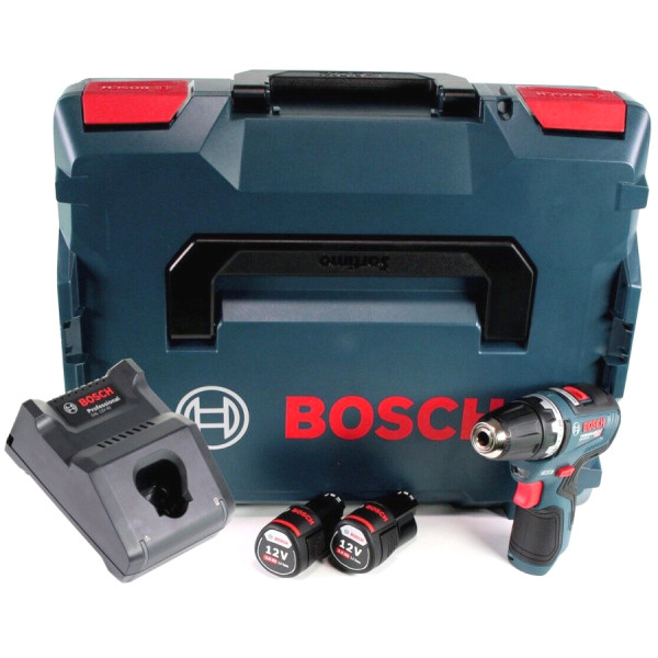 Безщітковий шуруповерт Bosch GSR 12V-35 2x30Ач 35Нм AutoLock L-BOXX 102 075кг (06019H8002) - фото №4
