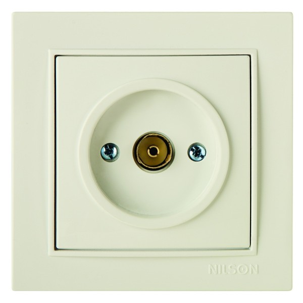 Розетка Nilson Thor кремова TV кінцева ( 27121029 )