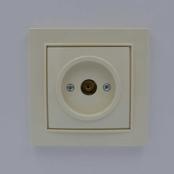Розетка Nilson Thor кремова TV кінцева ( 27121029 ) - фото №1