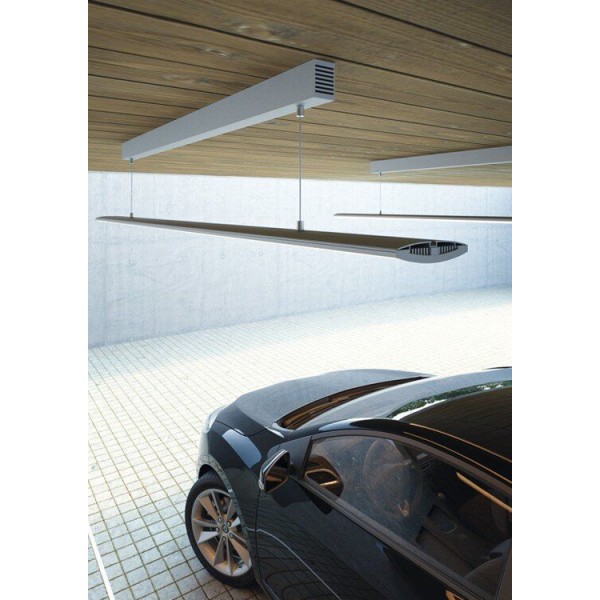 LED-профіль підвісний KLUS BOX чорний, 1 метр - фото №6