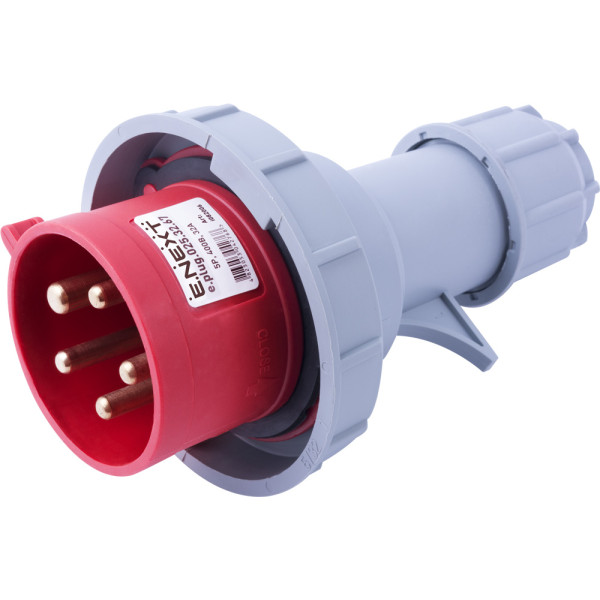 Переносная силовая вилка E.Next e.plug.025.32.67 5п 32А 400В IP67 (i082006)