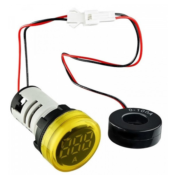 Амперметр TNSy AD22A 0-100A жовтий (TNSy5503355)